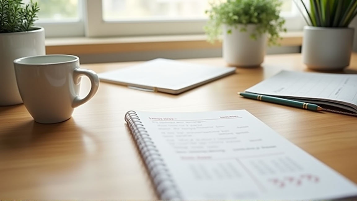 疑問点をメモして整理しているイメージ