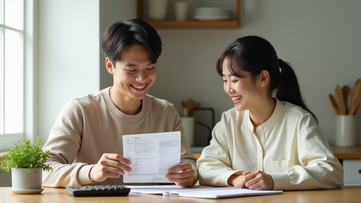 不要な支出を減らして家計が軽くなるイメージ