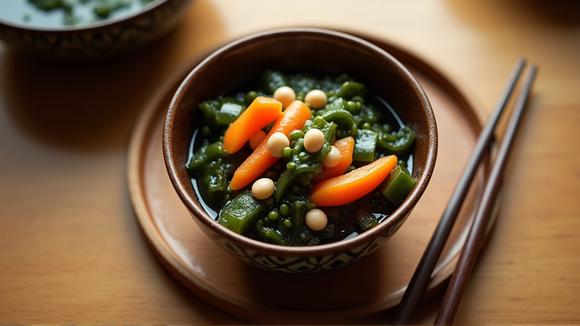 ひじきの煮物が盛り付けられた小鉢
