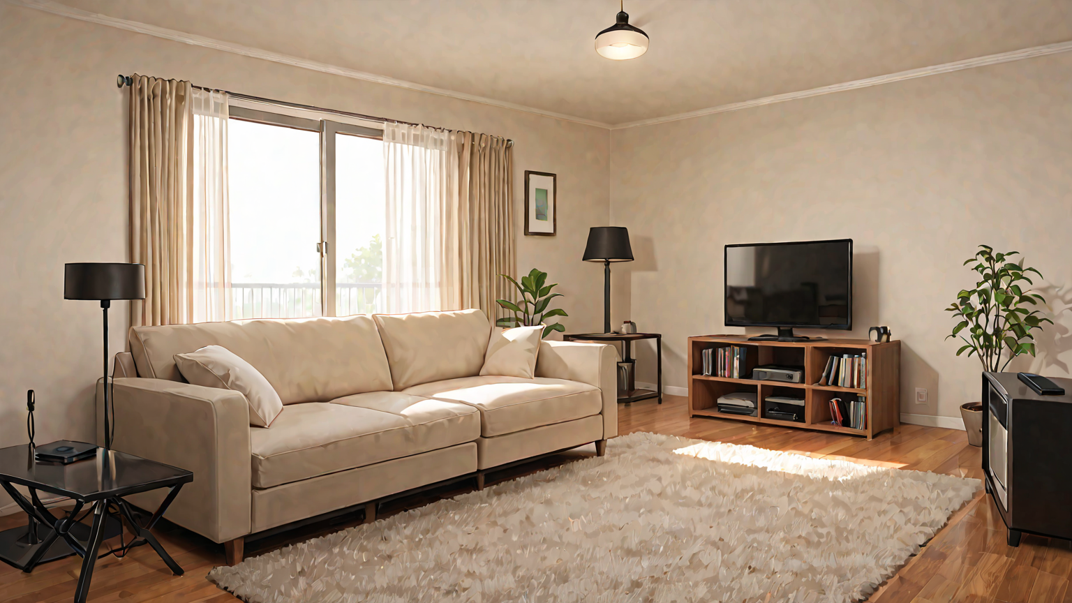 テレビ台 ホコリ 対策 掃除のイメージ画像