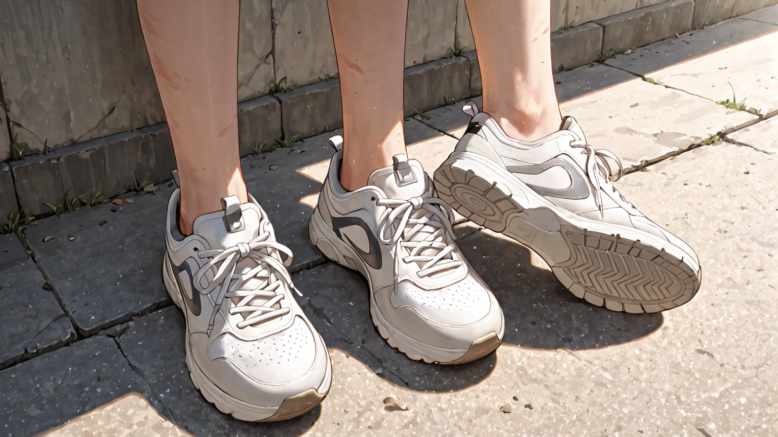 白スニーカー 汚れ 落とし方 ソールのイメージ画像