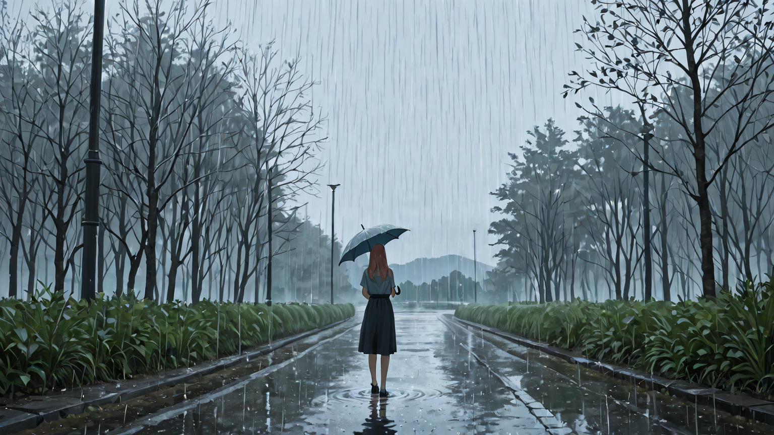 梅雨 前髪 崩れる 対策のイメージ画像