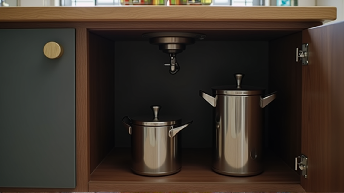 冷暗所に保管されたオイルポット