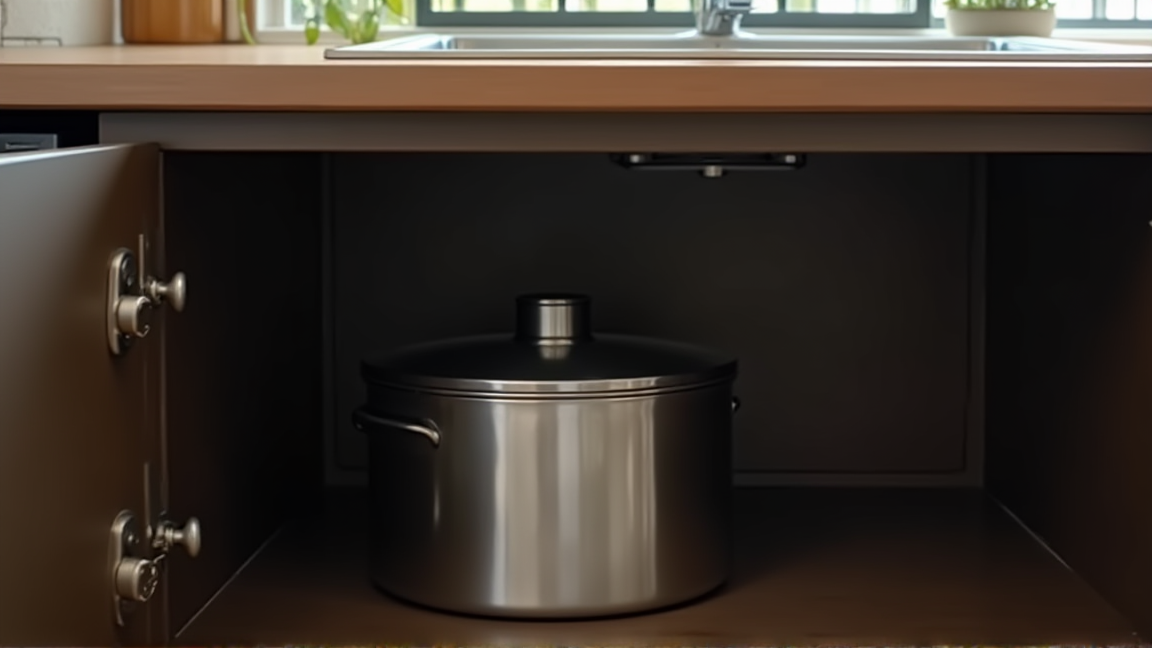 冷暗所に保管されたオイルポット