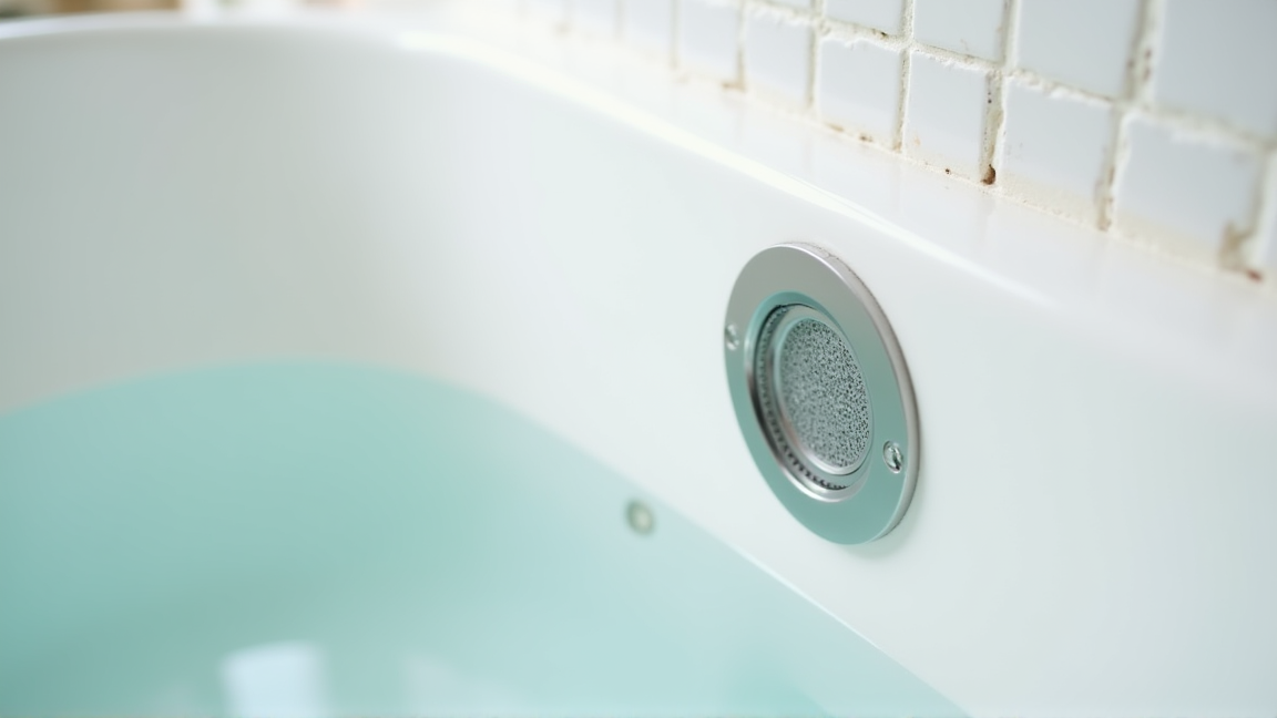 お風呂の循環口(フィルター)のアップ