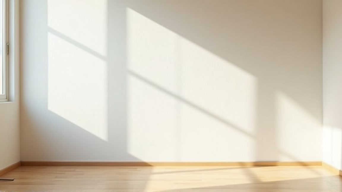 補修を終えたきれいな賃貸の壁