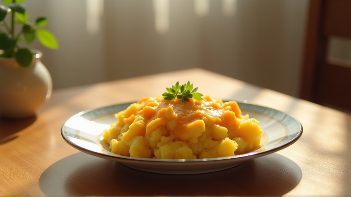 取り出したじゃがいもで作ったシンプルな一皿