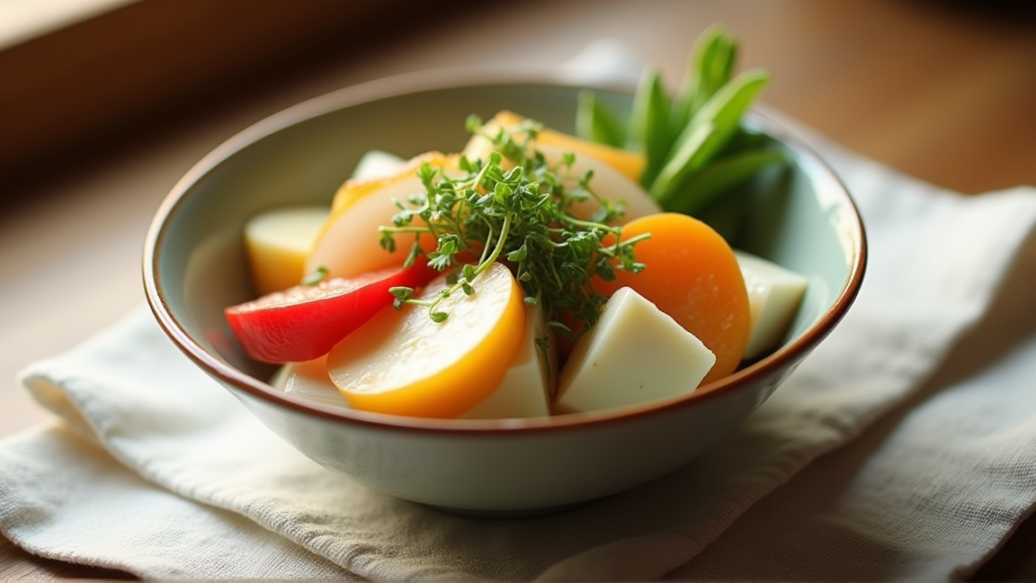 水切りした豆腐を使った和え物
