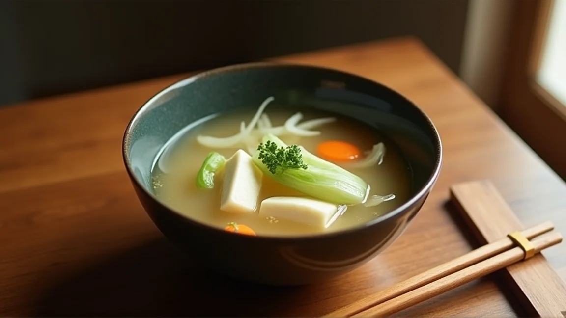 冷凍したキャベツを使ったスープ