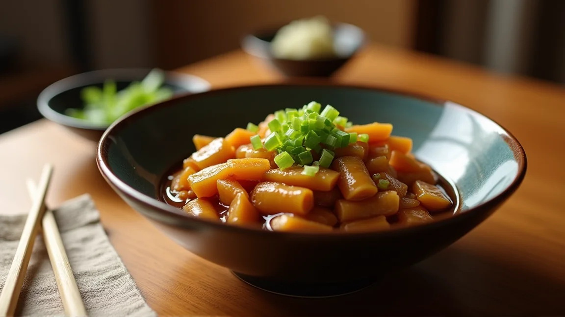 里芋の煮っころがしを盛りつけた器