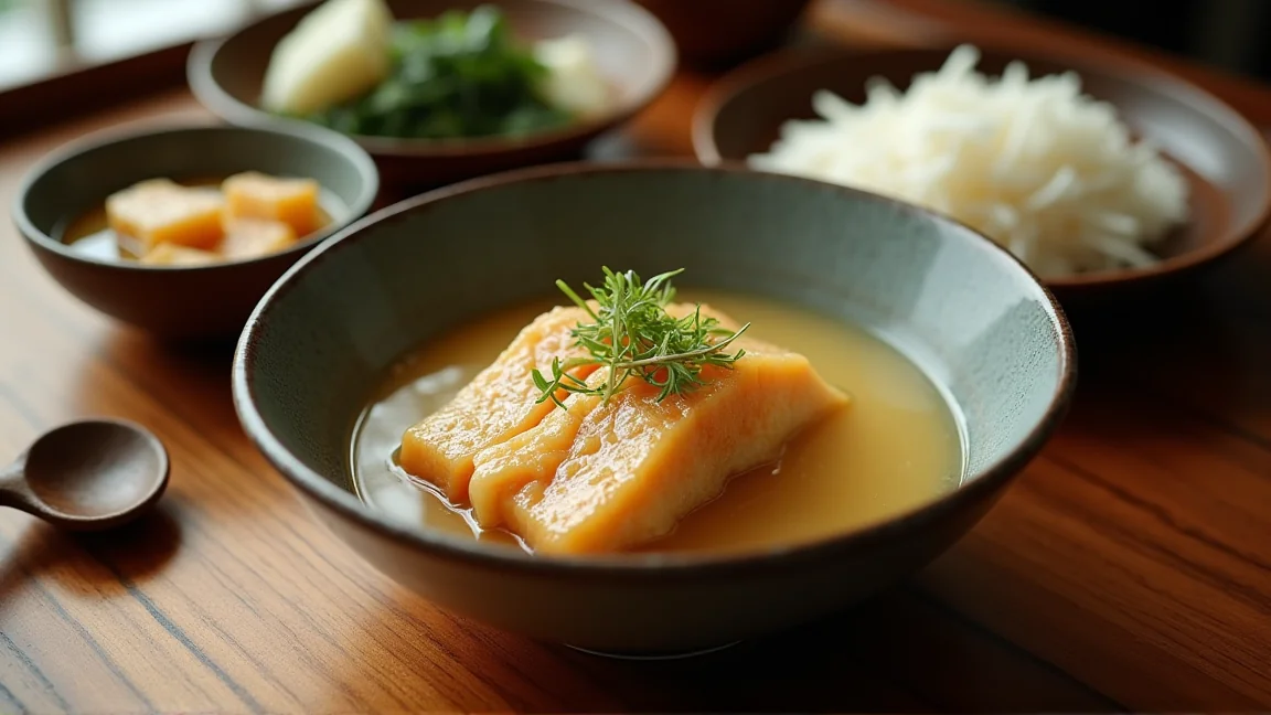 冷凍ストックのぶりで作ったぶり大根の食卓
