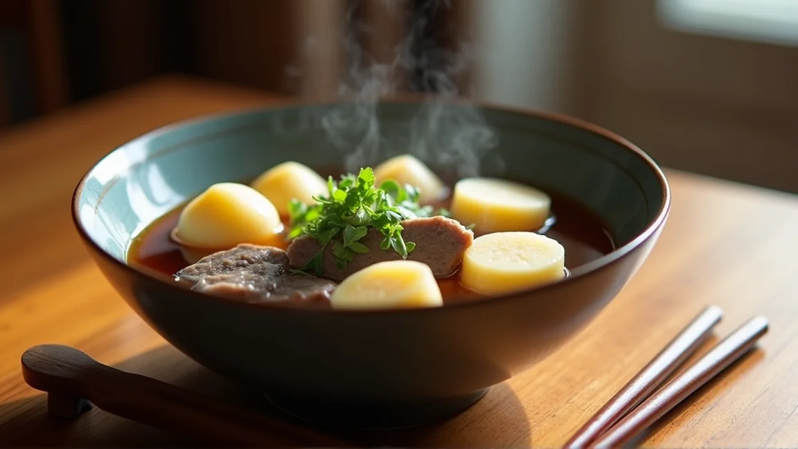 芋煮の作り方と醤油味・味噌味の違いのイメージ画像