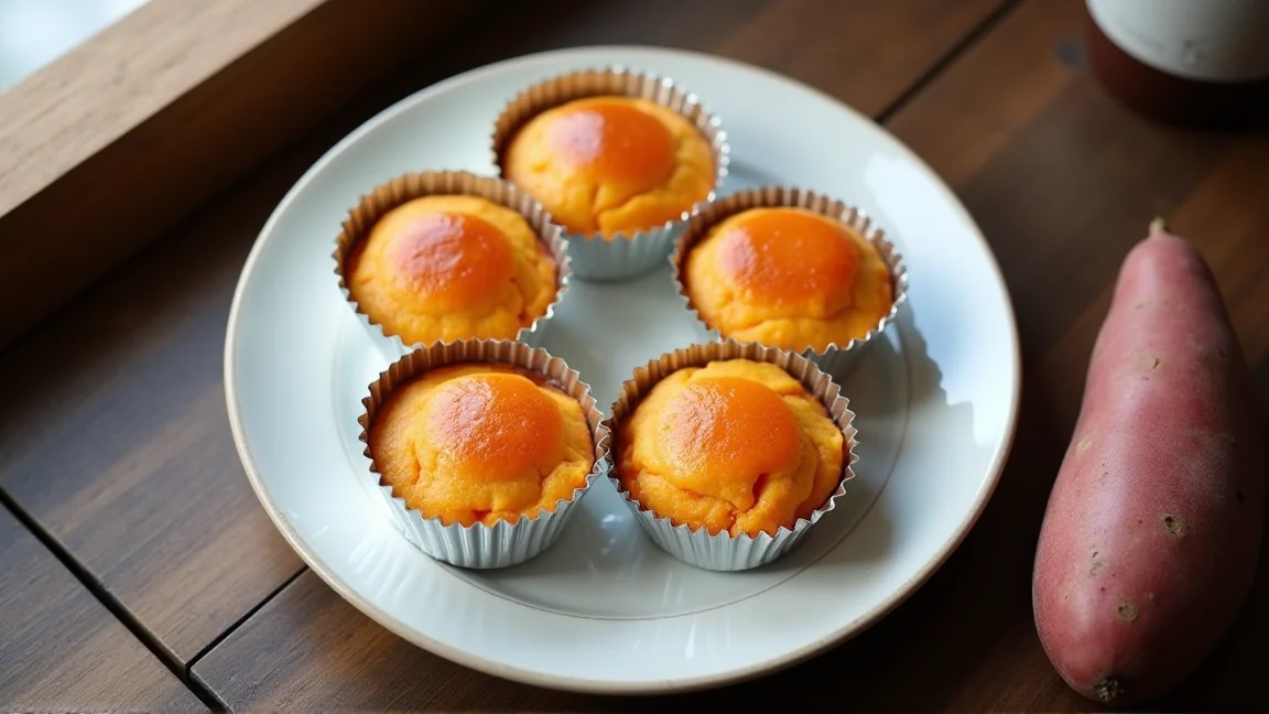トースターで簡単にできるスイートポテトの作り方のイメージ画像
