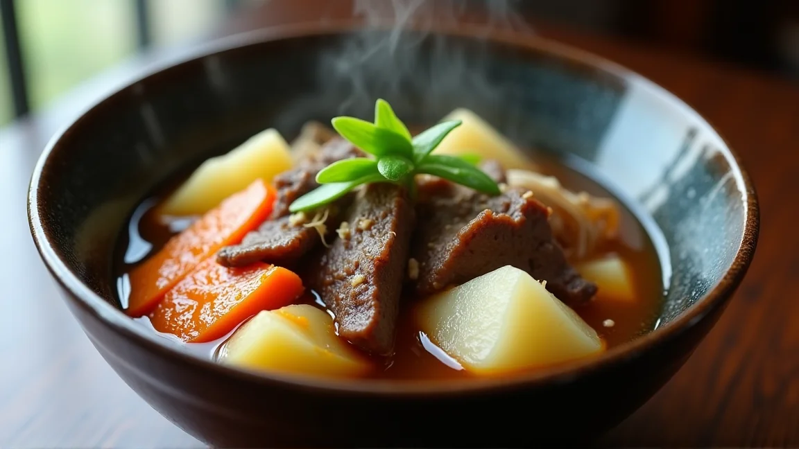 肉じゃがの味しみをよくして煮崩れを防ぐ順番のイメージ画像