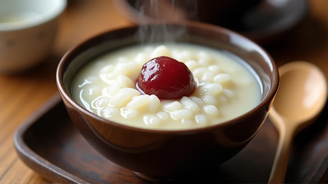 炊飯器でおかゆを米から作るときの水加減のイメージ画像